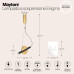Подвесной светильник Maytoni MOD150PL-L5BS3K