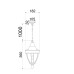 Подвесной светильник Outdoor O027PL-01B