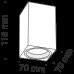 Потолочный светильник Technical C011CL-01B