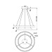 Подвесной светильник Maytoni MOD058PL-L74BS3K